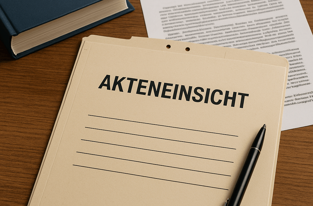 Akteneinsicht – Rechtliche Grundlagen und praktische Umsetzung