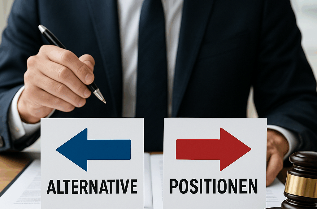 Alternativpositionen im Vergaberecht: Rechtssichere Anwendung und Praxis